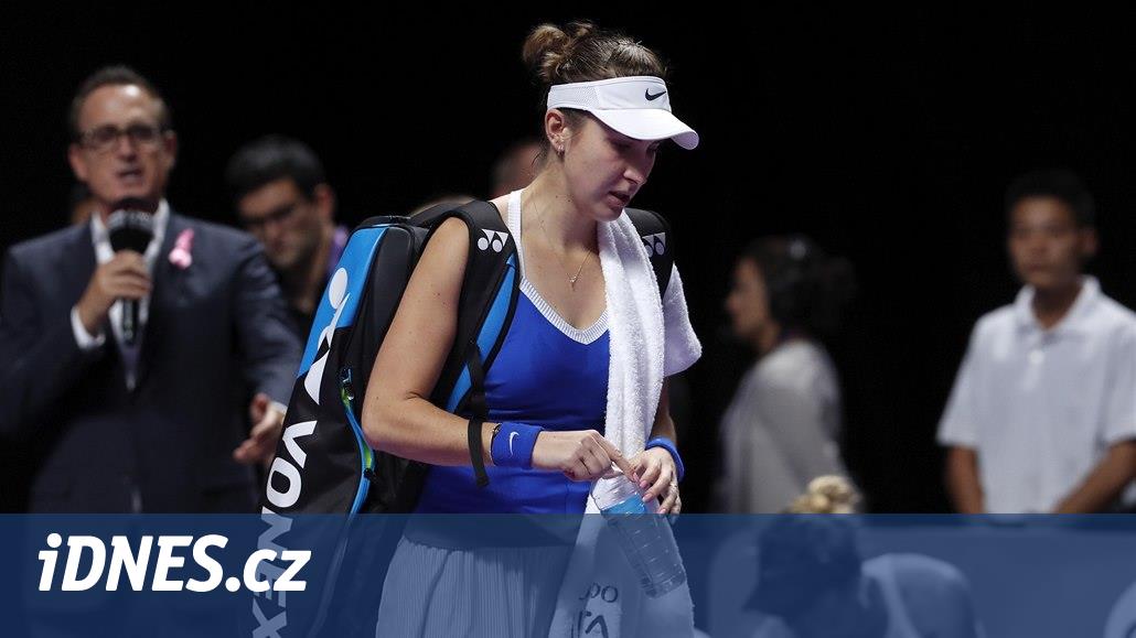 Švýcarka Bencicová se odhlásila z tenisového turnaje WTA v Praze